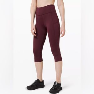 Lululemon fast and free crop 19”